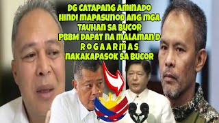 DG Catapang aminado na hindi kaya ang pamunuan ang BuCormga tauhan mahirap magkontrolbantag [upl. by Leund]