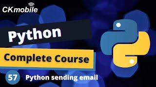 Python Complete Course 57 Python sending email with smtplib module [upl. by Khudari837]