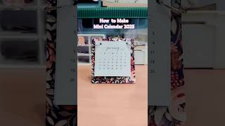 How To Make a Mini Desk Calendar diytutorial easytutorials stickershop calendardesign [upl. by Alane341]