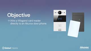 Akuvox to Wiegand Card Reader Connection [upl. by Yelah955]