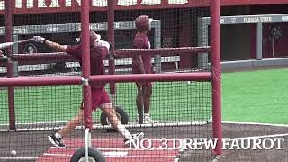 2024 FSU Baseball Position Player Newcomers 919 Batting Practice [upl. by Dessma]