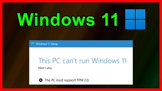 How to fix quotThe PC must support TPM 20quot error in Windows 11 setup [upl. by Ailahk851]