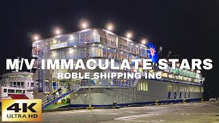 Hilongos Leyte to Cebu  The newest amp Biggest MV Immaculate Stars of Roble shipping Inc [upl. by Reinnej835]