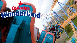 Our First Time at Canadas Wonderland Riding New Rollercoasters With POV [upl. by Thill]