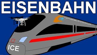 Modellbau Dortmund Intermodellbau 2019 Eisenbahn Strecken von Oben [upl. by Gladwin]