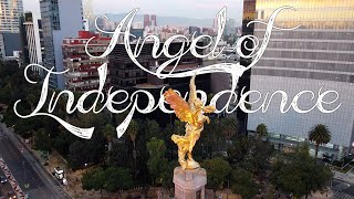 El ÁngelMonumento a la Independencia Mexico City  Reforma Avenue DJI MAVIC MINI 2 4K cinematic [upl. by Abihsat248]