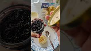 Must Try Caviar Creme Fraiche and Blinis [upl. by Anilad]