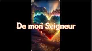 De mon Seigneur Lyric Video  JustForYou Nathalie [upl. by Enelhtac]