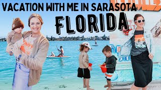 TRAVEL VLOG Vacationing in Sarasota Florida  Mennonite Mom on vacay [upl. by Fairman]