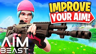 The Best App To Improve Your Aim in Fortnite Aimbeast Review  Aim Training Routine [upl. by Saimon]