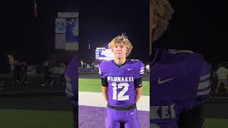 Vance Johnson  Waunakee Football backwards [upl. by Reis]