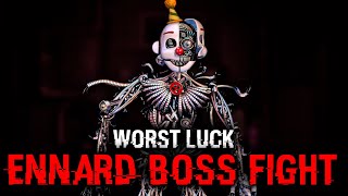 Ennard Boss fight Beaten with the Worst Possible Luck  FNAF SL [upl. by Nohtiek]