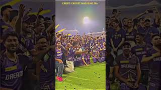 KKR FLAYING KISS CELEBRATION WIN THA TROPHY 🏆🏆 shorts ipl2024 kkr flayingkiss [upl. by Erinn]