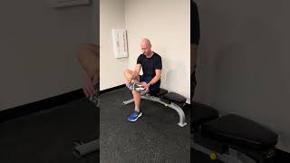 Seated Ankle Dorsiflexion Mobilization [upl. by Tybi]