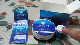 How to use OXYLIFE NATURAL radiance post bleach SERUM [upl. by Nosiram]