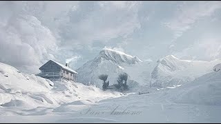 Windstorm amp Blizzard whistling with a cold winter ambience  White noise effect [upl. by Anahsal]