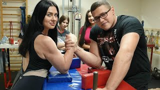 SCHOOLBOY VS MOTHER IRINA  ARM WRESTLING 2023 [upl. by Sukramaj]