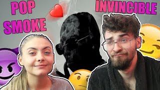 Me and my sister listen to POP SMOKE  INVINCIBLE Official Lyric Video Reaction [upl. by Leonhard]