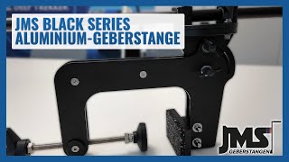 JMS quotBLACK SERIESquot AluminiumGeberstange – HighEnd Geberhalterung mit Drehelement für Live Systeme [upl. by Ahsaekal374]