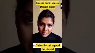 Luviena Lodh Exposed Mahesh Bhatt bollywoodnews boycottbollywood [upl. by Aurita]