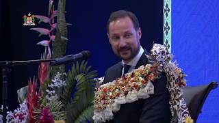 Traditional Ceremony of Welcome for His Royal Highness Haakon Magnus The Crown Prince of Norway [upl. by Htrap]