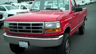 1996 FORD F250 XL HD 54 V8 4x4 [upl. by Nnalorac]