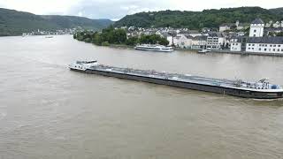 Boppard am Rhein  Juli 2021 Rhein Hochwasser 4K [upl. by Rowney]