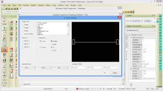 AEC Window Custom Blocks in Caddie AEC Architecture dwg software [upl. by Ankeny]