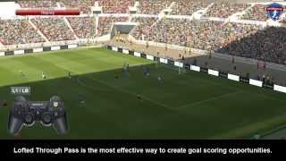 PES Mastery  Lofted Through Pass [upl. by Ikila32]