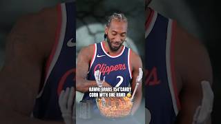 Kawhi easily won the Clippers candy grab 😂 via laclippers [upl. by Ellezaj]