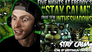 Vapor Reacts 454  FNAF SFM FNAF SONG ANIMATION quotStay Calmquot by InTheShadows REACTION [upl. by Juli]