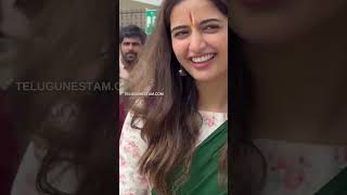 Ashika Ranganath Flaunts Her Beautiful Smile [upl. by Ahseinad]