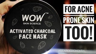 WOW Activated Charcoal Face Mask Review [upl. by Muiram]