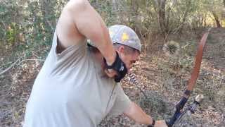 astv HOW TY SHOOTS 4 shooting elivated from trees SUPER TIP how to recurve shooting [upl. by Aliwt845]