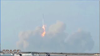 What SpaceXs 1st Starship launch felt like from 5 miles away to Spacecom [upl. by Hank]