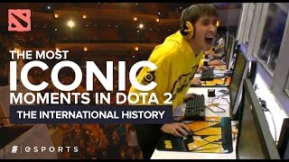 The Most ICONIC Moments in The International History Dota 2 [upl. by Yentterb658]