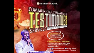 COVENANT DAY OF TESTIMONIES  COMMUNION SERVICE 2ND SERVICE  2ND JUNE 2024 [upl. by Rodablas]