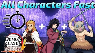 Fastest Way to Unlock ALL Characters  Demon Slayer Hinokami Chronicles [upl. by Adnylem]