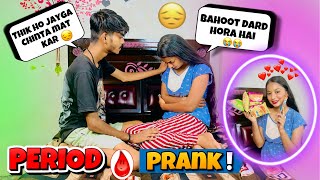 Period prank on him  He is so caring❤️🥺  BhoomiandAmosh [upl. by Hasheem]