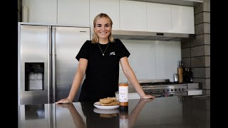 Cyclist Ally Wollaston fuelling up with Manuka Doctor New Zealand honey [upl. by El]