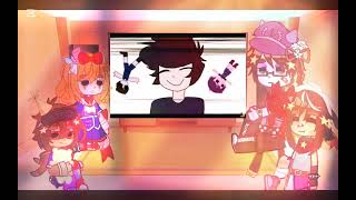 💗🎀Past Afton family react to Each other 3 EvanGarrett Afton  Gacha Club X Fnaf🎀💗 [upl. by Hanikas]