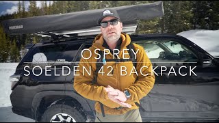 Osprey Soelden 42 Backpack Review  Excellent Backcountry Ski Pack [upl. by Fridell]