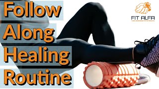 Guided Pelvic Pain FoamRolling Routine Trigger Point Release announcement At End of Video [upl. by Ojillib]