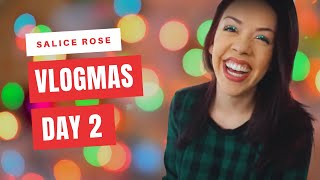 PUTTING UP THE TREE WITH MY FAVORITE PEOPLE VLOGMAS DAY 2  Salice Rose [upl. by Nnitsuj310]