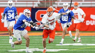 Syracuse vs Duke Lacrosse Highlights  2022 College Lacrosse [upl. by Davide]