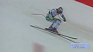 Josef Strobl wins downhill Crans Montana 1998 [upl. by Oria]