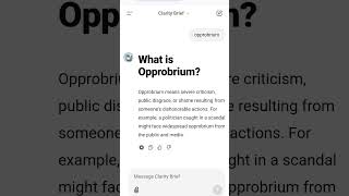 What is Opprobrium [upl. by Gildus]