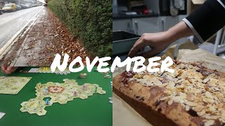 Cosy Wholesome Weekend In November  Boardgaming and Baking  Weekend Vlog 54 [upl. by Osnofla]