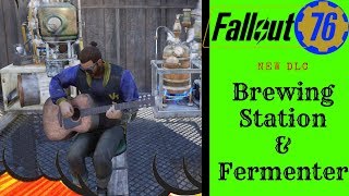 Fallout 76 Nukashine  Brewing Station and Fermenter How to Get [upl. by Ardnaz]