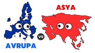 Avrupa Kıtası vs Asya Kıtası  Savaş Senaryosu [upl. by Eirual]